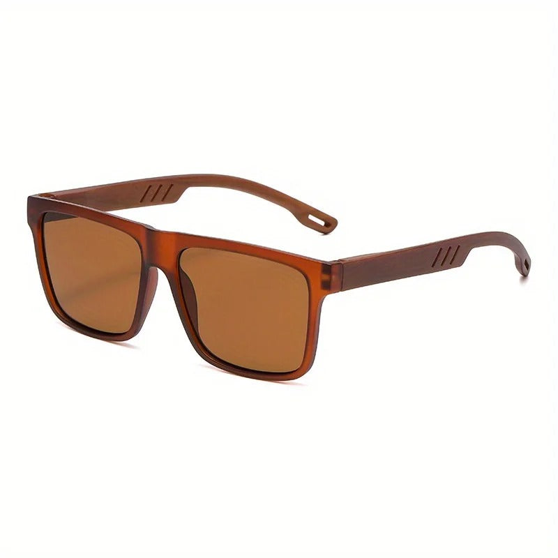 Wooden Square Sunglasses