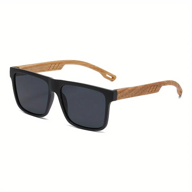 Wooden Square Sunglasses